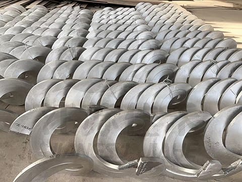 錳鋼連續(xù)無軸螺旋葉片